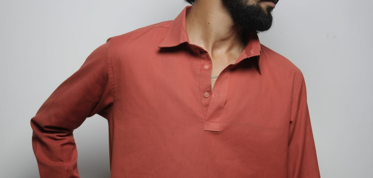 Terracotta Linen Short Kurt